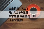 央企信托-**175号/**176号江苏阜宁集合资金信托计划（阜宁国企）