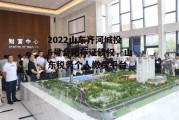 2022山东齐河城投6号合同存证债权，山东税务个人缴费平台