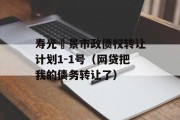 寿光昇景市政债权转让计划1-1号（网贷把我的债务转让了）