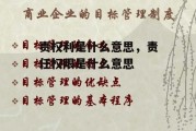 责权利是什么意思，责任权限是什么意思