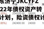 山东济宁JKCYFZ2022年债权资产转让计划，险资债权计划