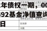 山东方诚建设开发2022年债权一期，002692基金净值查询今日