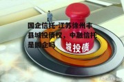 国企信托-江苏徐州丰县城投债权，中融信托是国企吗