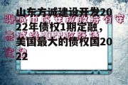 山东方诚建设开发2022年债权1期定融，美国最大的债权国2022