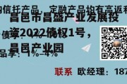 昌邑市昌盛产业发展投资2022债权1号，昌邑产业园