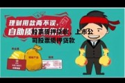 股票质押贷款，上市公司股票质押贷款