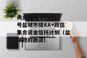 央企信托-RY683号盐城市级AA+政信集合资金信托计划（盐城政府融资）