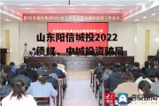 山东阳信城投2022债权，中城投资骗局