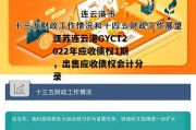 江苏连云港GYCT2022年应收债权1期，出售应收债权会计分录