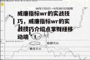 威廉指标wr的实战技巧，威廉指标wr的实战技巧介绍点掌财经移动端