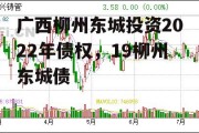 广西柳州东城投资2022年债权，19柳州东城债