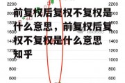 前复权后复权不复权是什么意思，前复权后复权不复权是什么意思 知乎