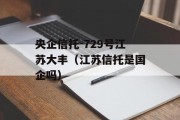 央企信托-729号江苏大丰（江苏信托是国企吗）