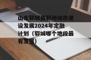 山东郓城县郓州城市建设发展2024年定融计划（郓城哪个地段最有发展）