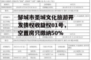 邹城市圣城文化旅游开发债权收益权01号，空置房只缴纳50%