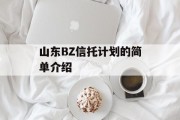 山东BZ信托计划的简单介绍