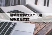 诸城财金债权资产（诸城财政局官网）