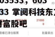 603533，603533 掌阅科技东方财富股吧