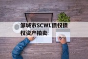 邹城市SCWL债权债权资产拍卖