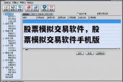 股票模拟交易软件，股票模拟交易软件手机版
