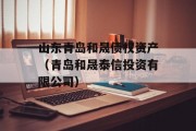 山东青岛和晟债权资产（青岛和晟泰信投资有限公司）