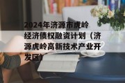 2024年济源市虎岭经济债权融资计划（济源虎岭高新技术产业开发区）