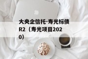 大央企信托-寿光标债R2（寿光项目2020）