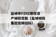 盐城市FZRZ债权资产城投定融（盐城城投集团官网招标）