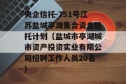 央企信托-751号江苏盐城亭湖集合资金信托计划（盐城市亭湖城市资产投资实业有限公司招聘工作人员20名）