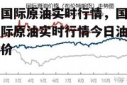 国际原油实时行情，国际原油实时行情今日油价