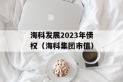 海科发展2023年债权（海科集团市值）