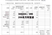 300208，300208东方财富通