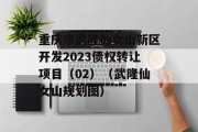 重庆市武隆仙女山新区开发2023债权转让项目（02）（武隆仙女山规划图）