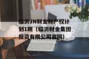 临沂JN财金财产权计划1期（临沂财金集团投资有限公司官网）