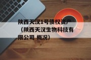 陕西天汉1号债权资产（陕西天汉生物科技有限公司 概况）