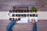 山东威海新城债权5号，威海新城股份有限公司怎么样