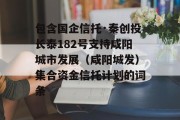 包含国企信托·秦创投长泰182号支持咸阳城市发展（咸阳城发）集合资金信托计划的词条