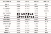 关于CLYX巴中私募证券投资基金的信息