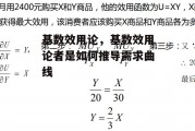 基数效用论，基数效用论者是如何推导需求曲线