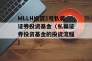 MLLH投资1号私募证券投资基金（私募证券投资基金的投资流程）