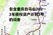 包含重庆白马山2022年债权资产计划1号的词条