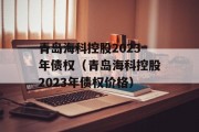 青岛海科控股2023年债权（青岛海科控股2023年债权价格）