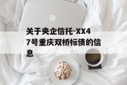 关于央企信托-XX47号重庆双桥标债的信息