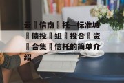 云‮信南‬托—标准城‮债投‬组‮投合‬资‮合集‬信托的简单介绍