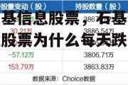 石基信息股票，石基信息股票为什么每天跌