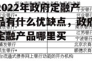 2022年政府定融产品有什么优缺点，政府定融产品哪里买