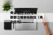 央企信托-119号成都都江堰非标政信（央企信托）