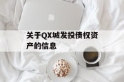 关于QX城发投债权资产的信息