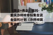 （国企+央企）信托-重庆沙坪坝非标集合资金信托计划（沙坪坝国有企业）