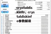 crystaldiskinfo，crystaldiskinfo参数解读